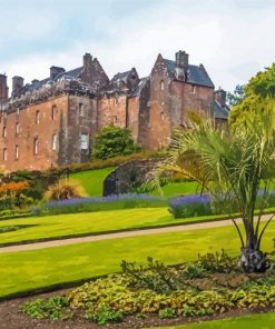 Isle Of Arran Brodick Castle Paint By Number