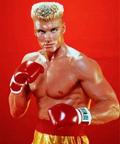 Ivan Drago Character Paint By Number