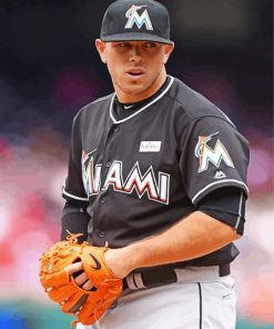 Jose Fernandez Pitcher Paint By Number