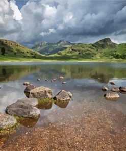 Langdale Pikes Lake And Mountains Paint By Number