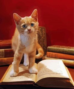 Literature Kitten Paint By Number