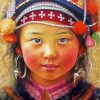 Vietnamese Girl Paint By Number