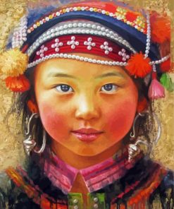 Vietnamese Girl Paint By Number