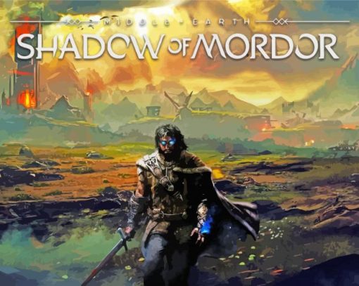 Middle Earth Shadow Of Mordor Paint By Number