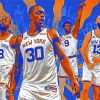 New York Knicks Basketballers Paint By Number