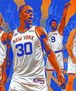 New York Knicks Basketballers Paint By Number