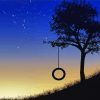 Night Tree Swing Paint By Number