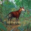 Okapi In Jungle Paint By Number