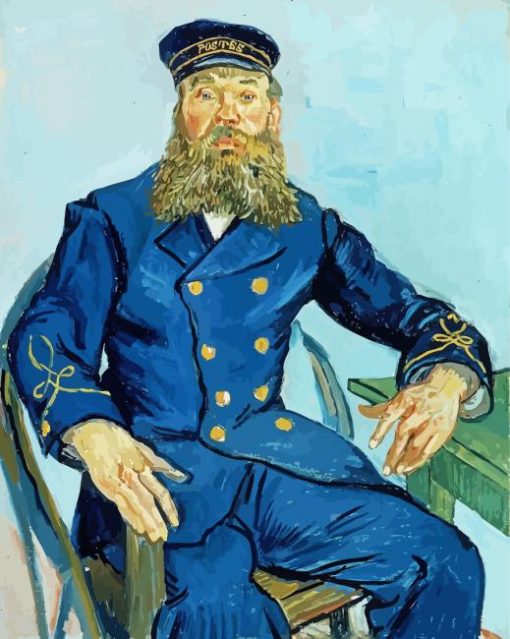 Portrait Joseph Roulin By Van Gogh Paint By Number