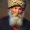 Oriental Man Portrait Paint By Number