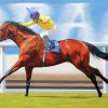 Race Horse Art Paint By Number