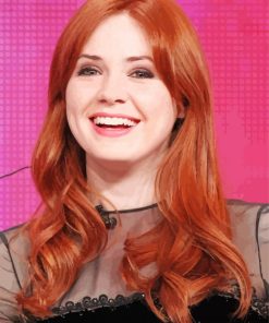 Scottish Actress Karen Gillan Paint By Number