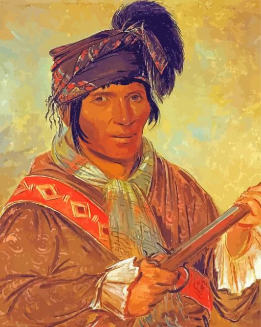 Seminole Indian Paint By Number