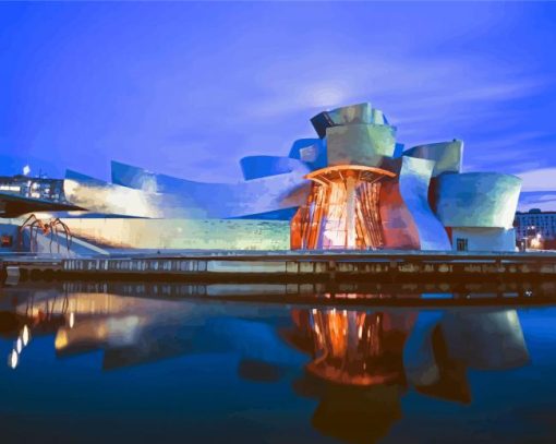 Spain Bilbao Guggenheim Museum Paint By Number