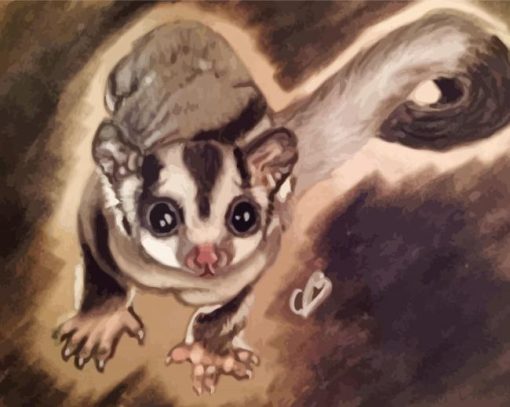 Sugar Glider Art Paint By Number