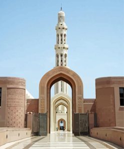 Sultan Qaboos Mosque Oman Paint By Number