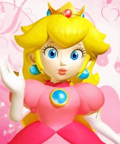 Super Mario Princess Paint By Number