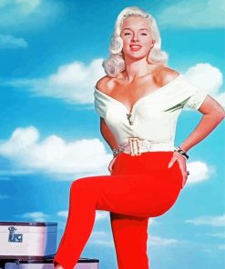 Diana Dors Actress Paint By Number