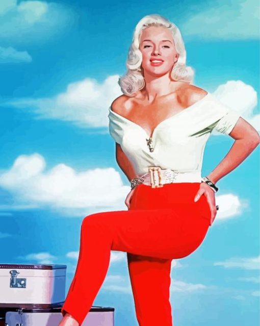 Diana Dors Actress Paint By Number