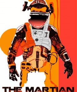 The Martian Illustration Paint By Number