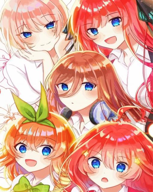 The Quintessential Quintuplets Paint By Number