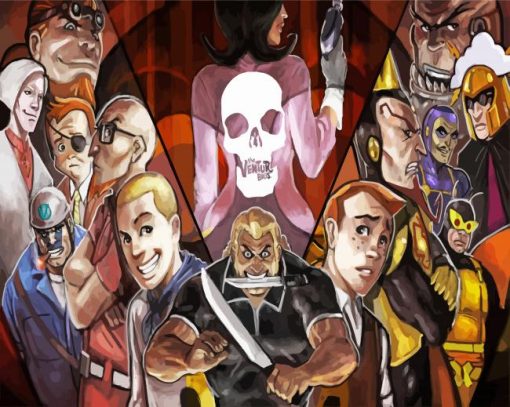 The Venture Bros Serie Paint By Number