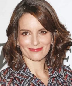 Tina Fey Actress Paint By Number