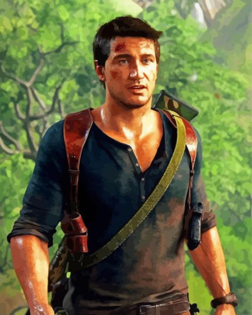 Uncharted Game Nathan Drake Paint By Number