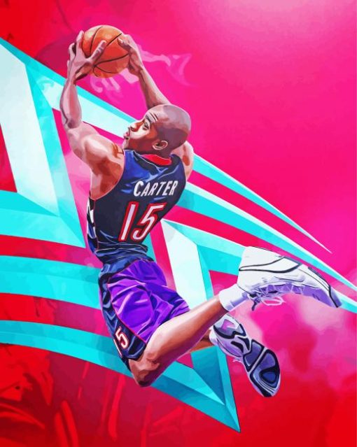 Vince Carter Player Paint By Number