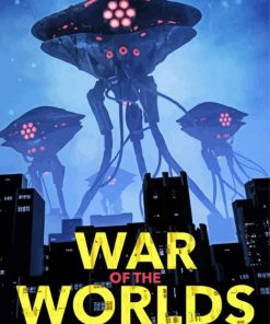 War Of The World Poster Paint By Number