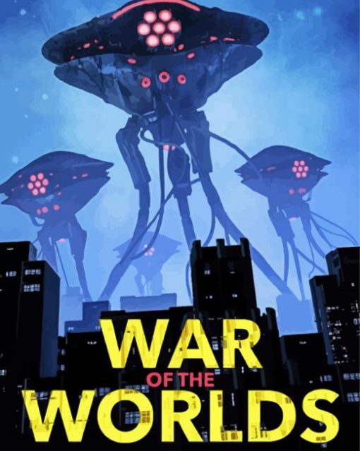 War Of The World Poster Paint By Number