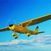 Yellow Cessna Aircraft Paint By Number