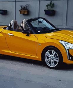 Yellow Daihatsu Cpen Car Paint By Number