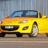 Yellow Mazda Mx5 Mk1 Paint By Number