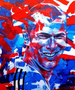 Zinedine Zidane Art Paint By Number