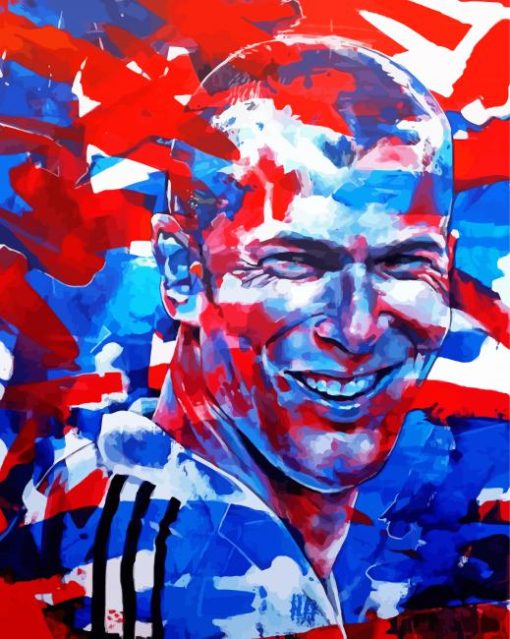 Zinedine Zidane Art Paint By Number