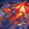 Aesthetic Circus Landscape Paint By Number