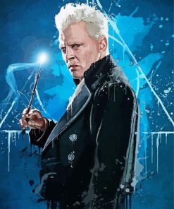 Aesthetic Grindelwald Illustration Paint By Number