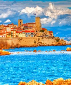 Antibes France Seascape Paint By Number