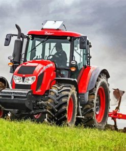 Cool Tractor Zetor Paint By Number