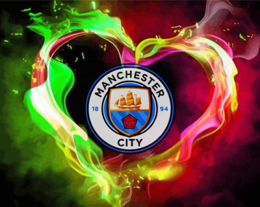 Manchester City Badge Paint By Number