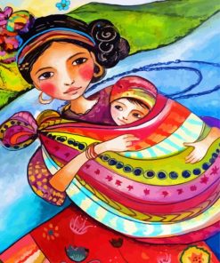 Cute Mexican Other And Child Paint By Number