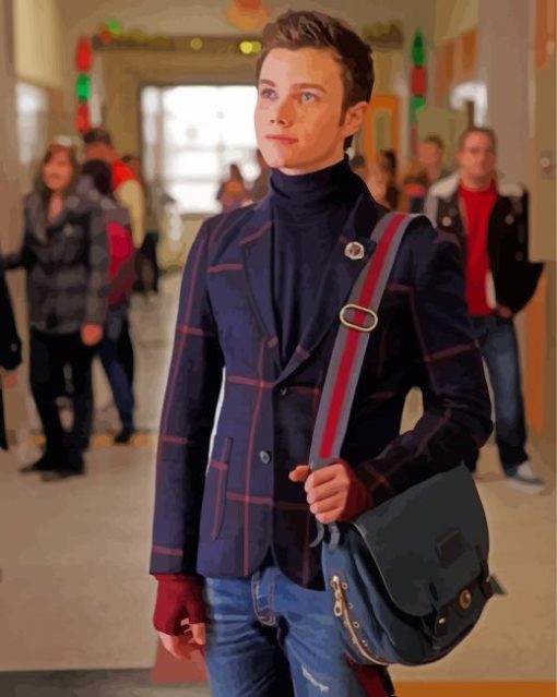 Handsome Kurt Hummel Character Paint By Number