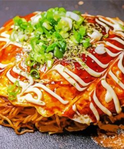 Japanese Okonomiyaki Paint By Number