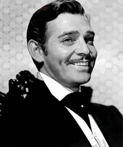 Monochrome Rhett Butler Paint By Number