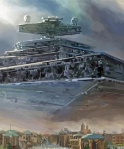 Star Wars Destroyer Paint By Number