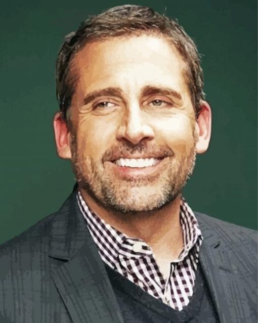 Steve Carell Actor Paint By Number