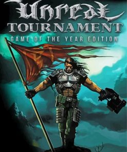 Unreal Tournament Video Game Paint By Number