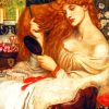 Vintages Woman Pre Raphaelites Paint By Number