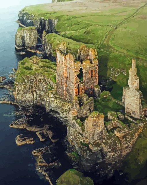 Wick Scotland Castle Paint By Number